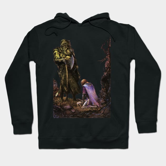 The Green Knight Sir Gawain Arthurian Legend Hoodie by AltrusianGrace